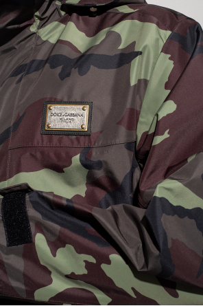 Dolce and gabbana camo jacket best sale